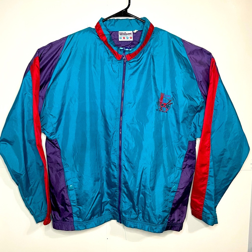 Vintage Wilson Sport Expo Warm Up Jacket